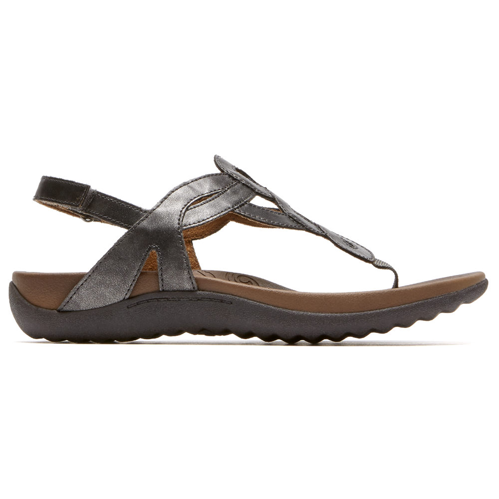 Rockport Singapore Womens Sandals - Ramona Grey - KS4576190